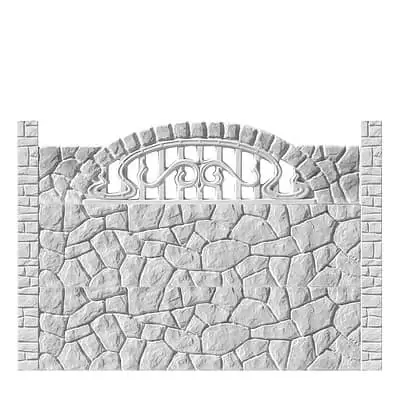 Gard beton model PIATRA MICA Cod 3OMP poza mare - Copy Gard beton model PIATRA MICA Cod 3OMP